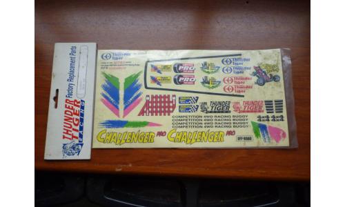Bolha Controle Remoto Decalque Tiger
